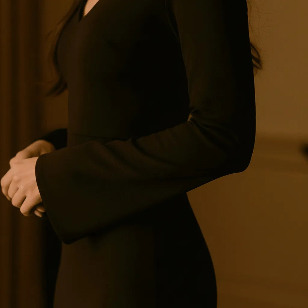 Robe en Soie Noire - My Store